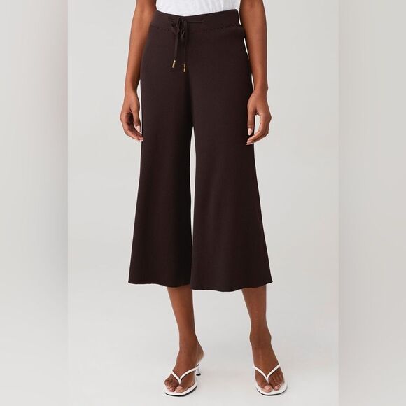 NWT MINKPINK SAMIRA RIB KNIT CULOTTE crop pants size Small - Picture 1 of 12